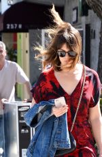 MANDY MOORE Out in Los Angeles 03/23/2016