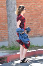 MANDY MOORE Out in Los Angeles 03/23/2016