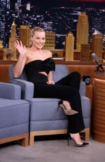 MARGOT ROBBIE at Tonight Show With Jimmy Fallon in New York 03/01/2016