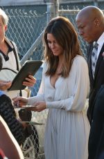 MARIA MENOUNOS Arrives at Jimmy Kimmel Live in Hollywood 03/14/2016