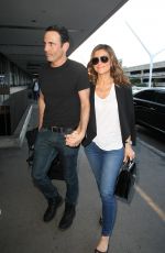 MARIA MENOUNOS at Los Angeles International Airport 03/11/2016