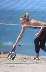 MARIA SHARAPOVA on the Beach in Santa Monica 03/09/2016