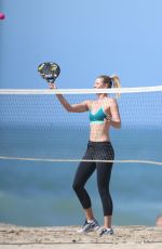 MARIA SHARAPOVA on the Beach in Santa Monica 03/09/2016