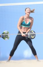 MARIA SHARAPOVA on the Beach in Santa Monica 03/09/2016