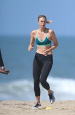 MARIA SHARAPOVA on the Beach in Santa Monica 03/09/2016