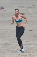 MARIA SHARAPOVA on the Beach in Santa Monica 03/09/2016