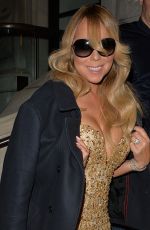 MARIAH CAREY Arrives at Her Hotel in London 03/18/2016