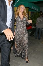 MARIAH CAREY Leaves Dan Tana