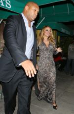 MARIAH CAREY Leaves Dan Tana