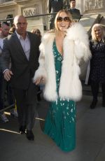 MARIAH CAREY Leaves Her Hotel in London 03/17/2016