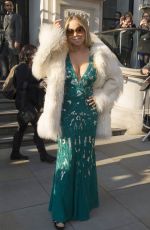MARIAH CAREY Leaves Her Hotel in London 03/17/2016