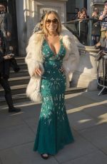 MARIAH CAREY Leaves Her Hotel in London 03/17/2016