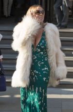 MARIAH CAREY Leaves Her Hotel in London 03/17/2016
