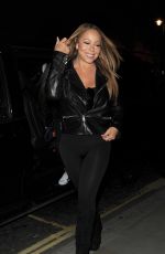 MARIAH CAREY Night Out in London 03/19/2016