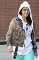 MICHELLE RODRIGUEZ Out and About in Beverly Hills 03/14/2016