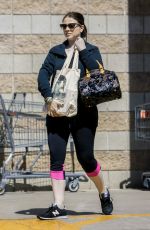 MICHELLE TRACHTENBERG Out Shopping in Los Angeles 03/16/2016