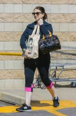 MICHELLE TRACHTENBERG Out Shopping in Los Angeles 03/16/2016