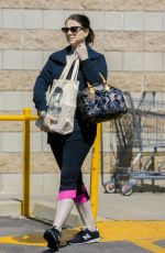MICHELLE TRACHTENBERG Out Shopping in Los Angeles 03/16/2016