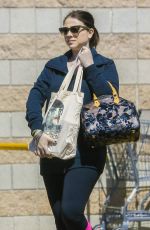 MICHELLE TRACHTENBERG Out Shopping in Los Angeles 03/16/2016
