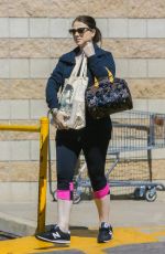 MICHELLE TRACHTENBERG Out Shopping in Los Angeles 03/16/2016