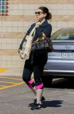 MICHELLE TRACHTENBERG Out Shopping in Los Angeles 03/16/2016