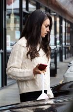 MILA KUNIS Out for Lunch in Los Angele 03/07/2016