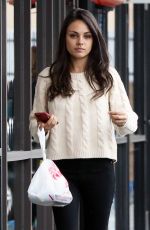 MILA KUNIS Out for Lunch in Los Angele 03/07/2016