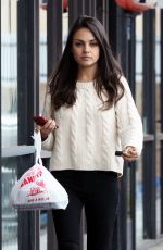 MILA KUNIS Out for Lunch in Los Angele 03/07/2016