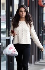 MILA KUNIS Out for Lunch in Los Angele 03/07/2016