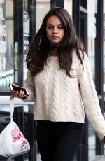 MILA KUNIS Out for Lunch in Los Angele 03/07/2016