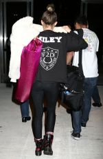 MILEY CYRUS at HFK Airport in New York 02/27/2016