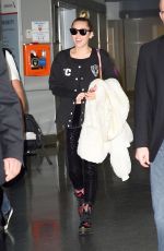 MILEY CYRUS at HFK Airport in New York 02/27/2016
