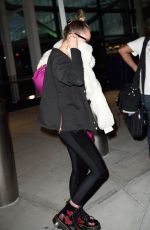 MILEY CYRUS at HFK Airport in New York 02/27/2016