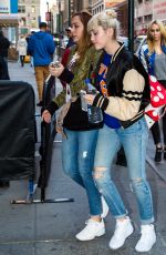 MILEY CYRUS Leaves Madison Square Garden in New York 03/26/2016