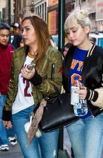 MILEY CYRUS Leaves Madison Square Garden in New York 03/26/2016