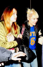 MILEY CYRUS Leaves Madison Square Garden in New York 03/26/2016