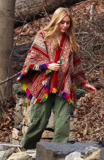 MILEY CYRUS on the Set of Woody Allen