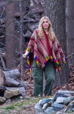 MILEY CYRUS on the Set of Woody Allen