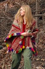 MILEY CYRUS on the Set of Woody Allen