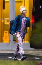 MILEY CYRUS Out and About in New York 03/14/2016