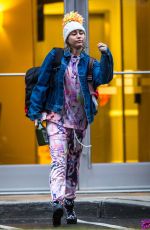 MILEY CYRUS Out and About in New York 03/14/2016