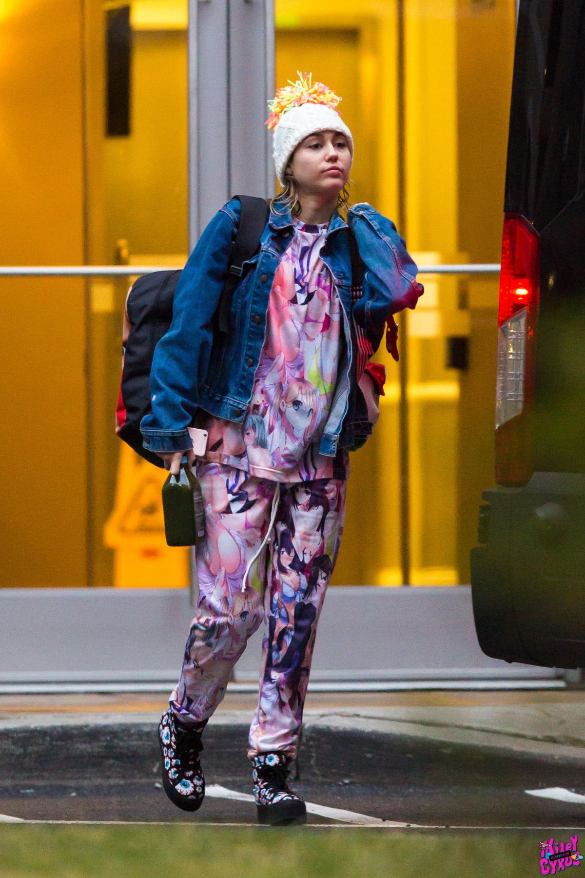MILEY CYRUS Out and About in New York 03/14/2016 – HawtCelebs