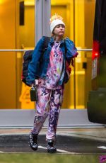 MILEY CYRUS Out and About in New York 03/14/2016