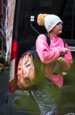 MILEY CYRUS Out and About in New York 03/15/2016