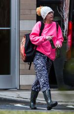 MILEY CYRUS Out and About in New York 03/15/2016