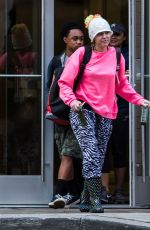 MILEY CYRUS Out and About in New York 03/15/2016