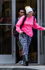 MILEY CYRUS Out and About in New York 03/15/2016