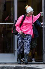 MILEY CYRUS Out and About in New York 03/15/2016