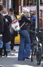 MILEY CYRUS Out and About in New York 03/29/2016