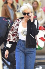 MILEY CYRUS Out and About in New York 03/29/2016
